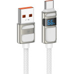 Lamtech Usb To TYPE-C 5A High Power Display Charge & Data Cable 66W 1.2M White - (LAM980671)