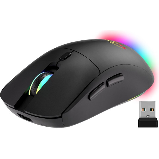Media Tech Wireless 2-in-1 Mouse (BT/RF) Silent & Recharge - (MT1124)
