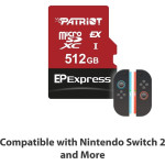 Patriot Memory Ep Express Memory Card 512GB Microsdxc 800/600 MB/s - (PEF512GEPEXMCX)