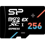 Silicon Power ����� ������ Microsdxc Express Hypera, 256GB, Pcie Gen 3x1, C10 UHS-I U3 A1 V30 - (SP256GBSTEI31V10)