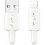 Usams U90 Cable 2.4A USB-A To Lightning White - (SJ762USB01)