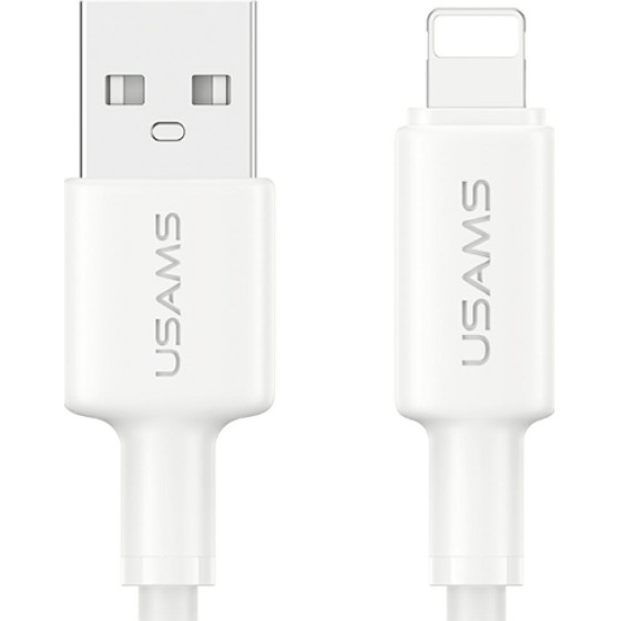 Usams U90 Cable 2.4A USB-A To Lightning White - (SJ762USB01)