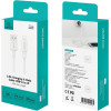 Usams U90 Cable 2.4A USB-A To Lightning White - (SJ762USB01)