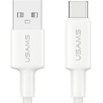 Usams U90 Cable 3A USB-A To USB-C White - (SJ761USB01)