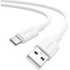 Usams U90 Cable 3A USB-A To USB-C White - (SJ761USB01)