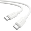 Usams U90 Cable 60W USB-C To USB-C White - (SJ763USB01)