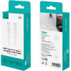 Usams U90 Cable 60W USB-C To USB-C White - (SJ763USB01)