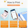 Netum Bluetooth Mini Label Thermal Printer White - (NT-P1)