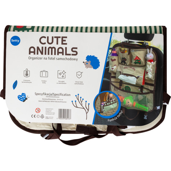 Setty Car Organizer Brown
