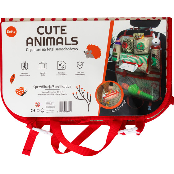 Setty Car Organizer Red