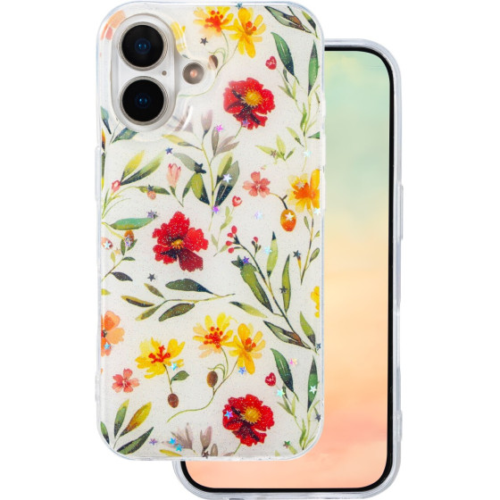 TFO Glow Glam Case For Iphone 16 6,1'' white