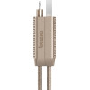 ENERGEA Cable Bazic GoCharge Alucable 4in1 (USB-A/USB-C - USB-C/Lightning) 15cm 60W 3A PD Fast Charge gold - (CBL-GC4N1-GLD015)