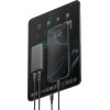 ENERGEA Wall charger TravelWorld Edge 65W 2xUSB-C PD/PPS/QC3.0 (US/UK/EU) graphite - (TW-EDGE65-GUN)