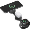 Energea Wireless charger Alumag Trio 3in1 Qi2 15W graphite - (AM-TRIO-GUN)