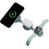 Energea Wireless charger Bazic GoMag Trio 2 3in1 15W magnetic for iPhone/Watch/AirPods pistachio - (GM-TRIO2-SAG)
