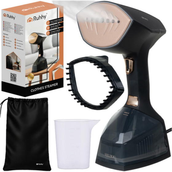 Ruhhy 2000W black clothes steamer Velira 26901 - (18551-0)
