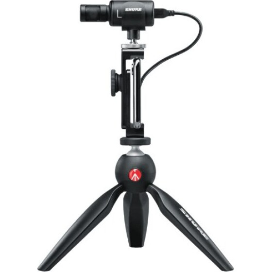 SHURE MV88+ VIDEO KIT Black Table microphone - (MV88+DIG-VIDKIT)
