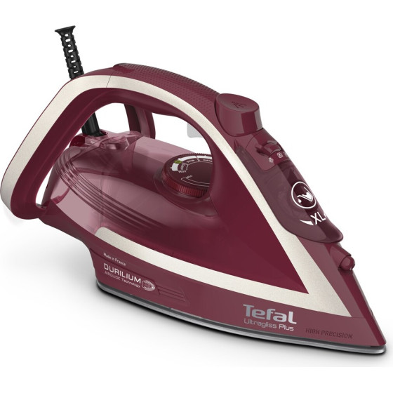 Tefal Ultimate Pure FV6820 Steam iron 2800 W Red, Silver - (FV6820E0)