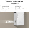 TP-LINK BE3600 Network transmitter & receiver White 2500 Mbit/s - (RE235BE)
