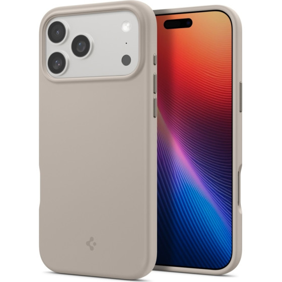 Spigen Silicone Fit MAG MagSafe case for iPhone 17 Pro stone - (ACS10337)