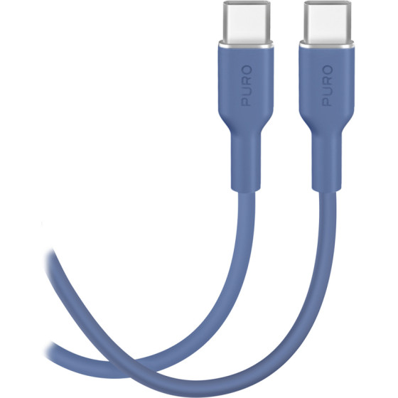Puro Cable ''ICON'' from USB-C to USB-C, 1.5m - (PUCCCICON15MTBLUE17)