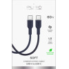 Puro Cable ''ICON'' from USB-C to USB-C, 1.5m - (PUCCCICON15MTDKBL17)