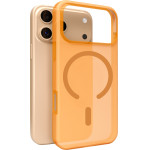 Puro Daylight Magsafe Compatible Silicone Case for iPhone 17 Pro - Translucent Orange - (PUIPC17P63DAYL2ORA)