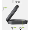 SBS Foldable 3in1 wireless stand, QI2 and MFI - (TEWIRMAGFOLD31QI2MFI)