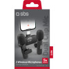 SBS Kit 2 microphones with receiver for video and audio recording - (TEKIT2MICTYCBTK)