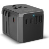 SBS World travel GaN 70W adapter with pouch case - (TEADAPTGAN70WUNI)
