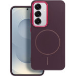 FRAME MAG COVER Case compatible with MagSafe for SAMSUNG S26 Edge purple OEM