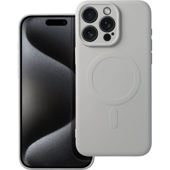 SILICONE MAG COVER case compatible with MagSafe for SAMSUNG S26 Edge grey titatnium OEM
