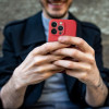 SILICONE MAG COVER case compatible with MagSafe for SAMSUNG S26 Edge red OEM