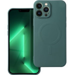 SILICONE MAG COVER case compatible with MagSafe for SAMSUNG S26 Ultra dark green OEM