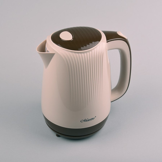MAESTRO Feel- MR042 Beige Electric Kettle 1.7 L Beige, Brown 2200 W - (MR-042-BEIGE)