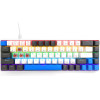 Media Tech Mechanical Keyboard 60% Red Core MX60 - (MT1259)