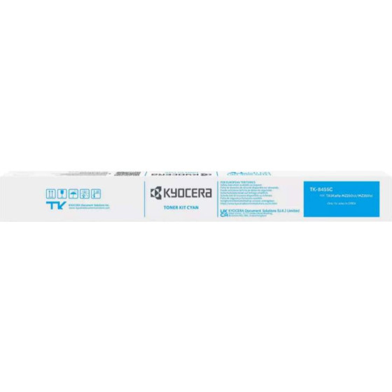 Kyocera TK-8455C Tnr Crtr Cyan (12K) - (1T0C2MCNL0)