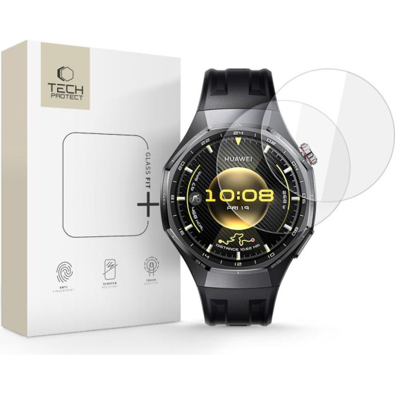 Tech-Protect Szklo Hartowane Glass FIT+ 2-Pack Huawei Watch Gt 6 Pro (46 MM) CLEAR