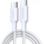 Ugreen USB-C To USB-C Cable L501, 60W, 3A, 1m, White