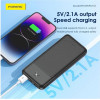 Foneng ��������� ������� 10W 10000mAh �� 2 ����� Usb A ����� - (PX109)