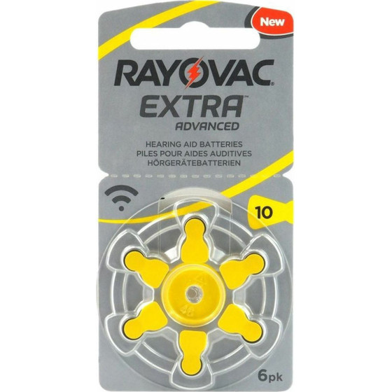 Rayovac ��������� ���������� ��������� Extra Advanced Size 10/PR70/ZA10/PR10 1.45V Mah 6/BLISTER