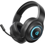 QCY Heroad V200 Wireless Quad Black - Bluetooth & Wifi & USB-A & USB-C Rgb Gaming Headset PS4/PS5/Pc - (QCY-H4GM Quad Black)