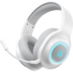 QCY Heroad V200 Wireless Quad White - Bluetooth & Wifi & USB-A & USB-C Rgb Gaming Headset PS4/PS5/Pc - (QCY-H4GM Quad White)