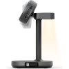 ENERGEA Charging Station Magarctic Stand 4in1 Qi2 With Cooling And Cable Graphite - (MAG-ARCSTD-GUN)