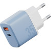 ENERGEA Wall Charger Bazic Goport Velox Kit USB-C/USB-A Gan 35W With Cable Blue - (CHR-GPVLX-EU-BLU)