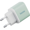 ENERGEA Wall Charger Bazic Goport Velox Kit USB-C/USB-A Gan 35W With Cable Green - (CHR-GPVLX-EU-GRN)