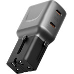 ENERGEA Wall Charger Travelgo Adapter 45 2xUSB-C 45W graphite-Black - (TGA-45-GUN)