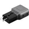 ENERGEA Wall Charger Travelgo Adapter 45 2xUSB-C 45W graphite-Black - (TGA-45-GUN)