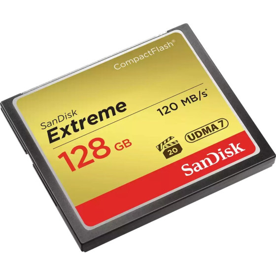 Sandisk Cf Extreme 128GB Compactflash - (SDCFXSB-128G-G46)