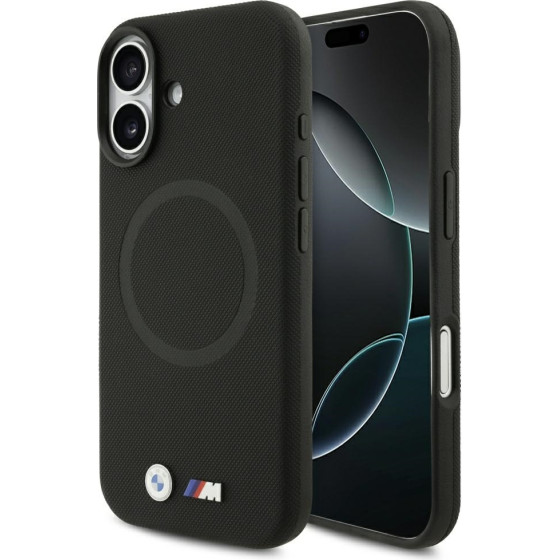 BMW M Fw Metal Logo Magsafe Case For Iphone 17 Black - (BMHMP17S25PFWSMK)